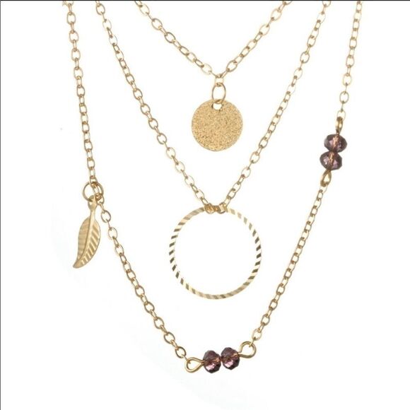 Necklace layered BOHO Versatile Cute Zinc alloy - Picture 6 of 10